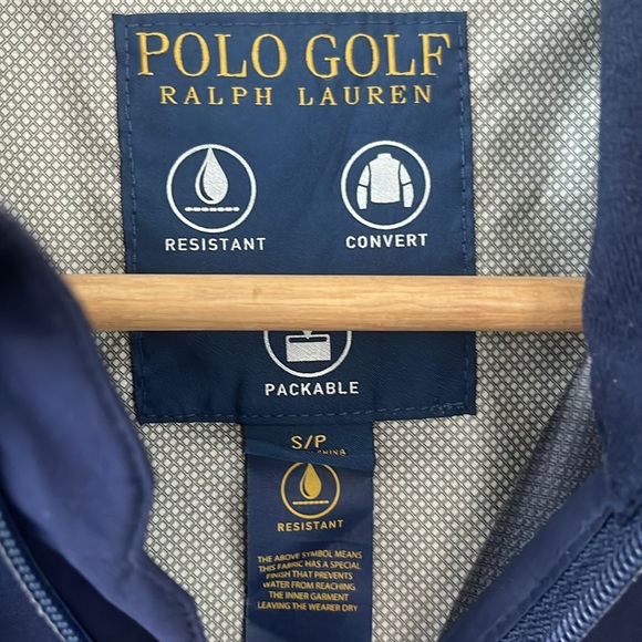 Polo Golf Convertible Weather Resistant 1/2 Zip Pullover - Picture 3 of 6